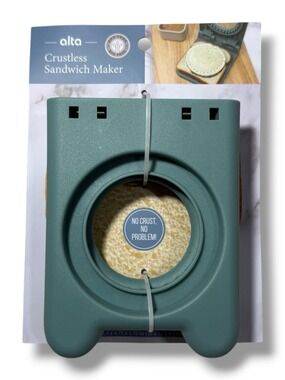 Alta Crustless Sandwich Maker Teal Circle